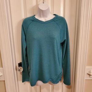 Danskin Teal Long Sleeve Sweatshirt